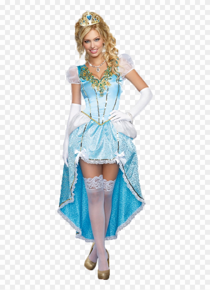9473 Having A Ball Adult Cinderella Costume Large - Sexy Cinderella #284335