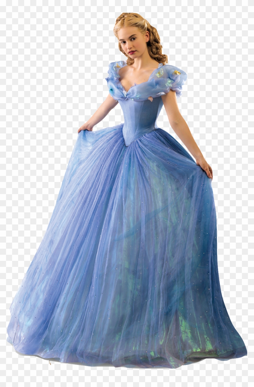 Nickelbackloverxoxox 57 2 Lily James As Cinderella-full - Cinderella Ball Gown #284339