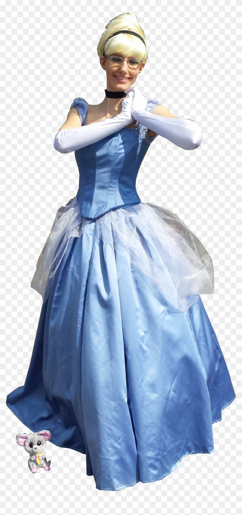 2017 Time Travel Costumes Cinderella Gown Dress Costume - Costume #284345