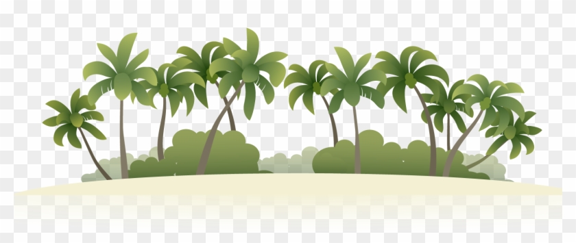 Summer Vacation Beach Island - Summer Vector Png #284386