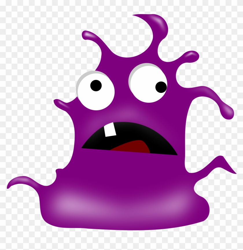 Clip Art Purple Medium Size - Purple Blob #284424