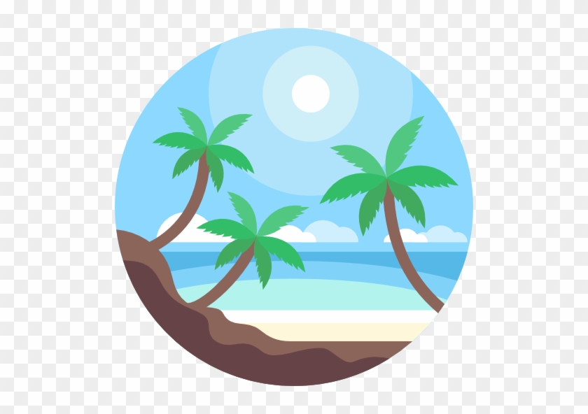 Sun, Sea, Beach, Holidays, Camping, Travel Icon - Beach Icon Png #284438