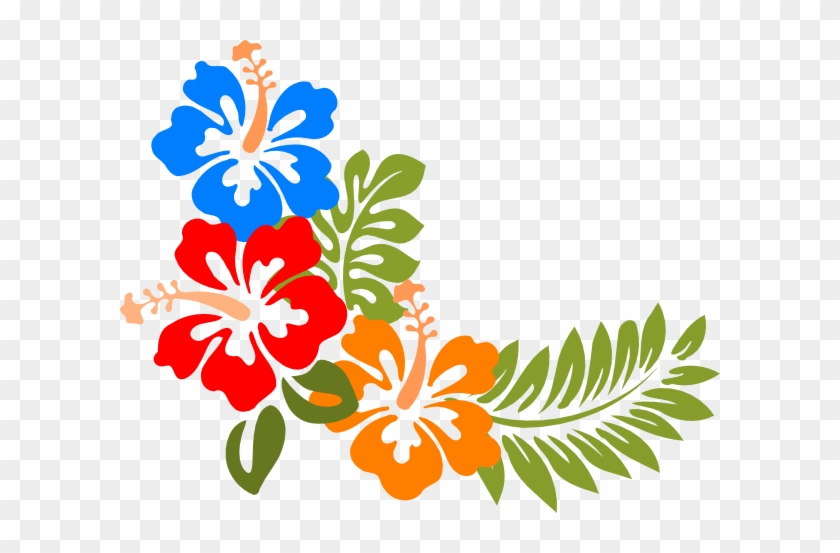 Polynesia Clipart Beach Flower - Hawaiian Flowers Vector #284453