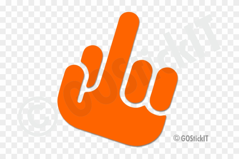 Flip Off Hand Clipart - Sticker #284498