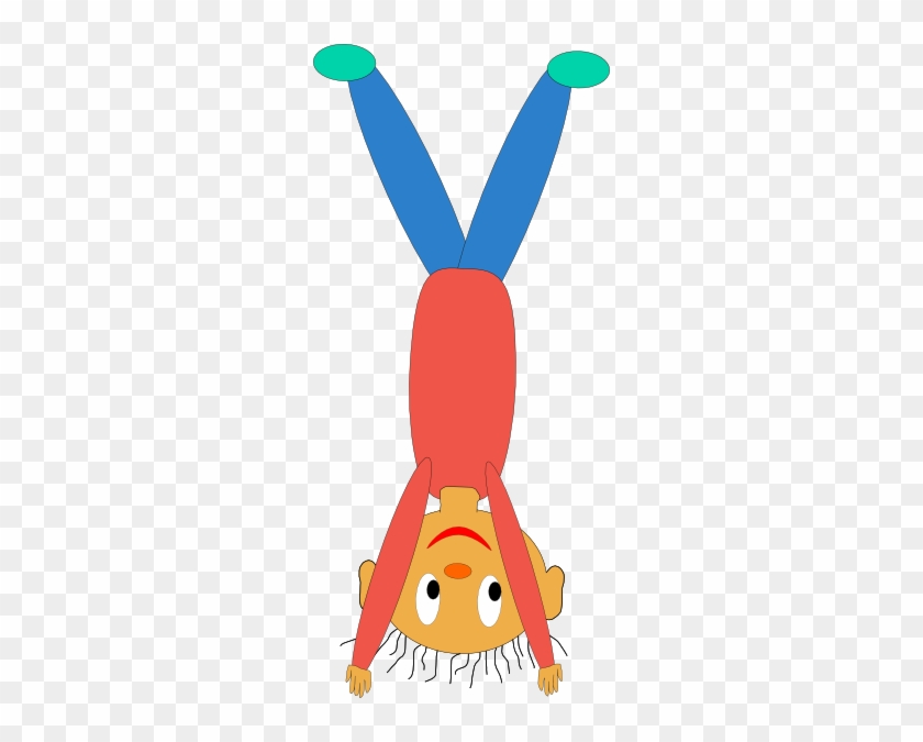 Boy Hand Stand Clip Art At Clker Com Vector Clip Art - Handstand Clipart #284505