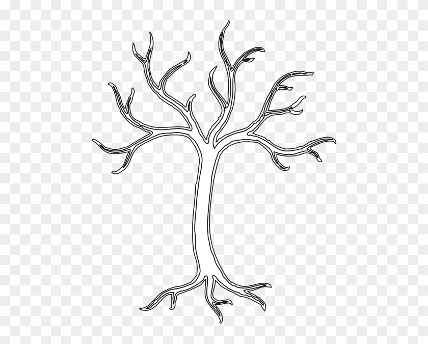 White Dead Tree Clip Art At Clker - Bare Tree Clip Art #284548