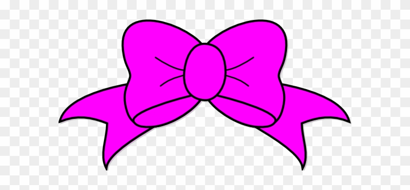 Neoteric Design Pink Bow Clipart Clip Art At Clker - Hair Bow Svg File #284553