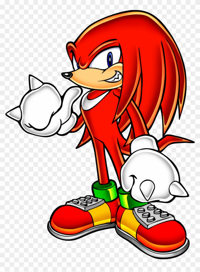 #knuckles From The Official Art Set For #sonicadventure2 - Sonic Knuckles The Echidna #284562