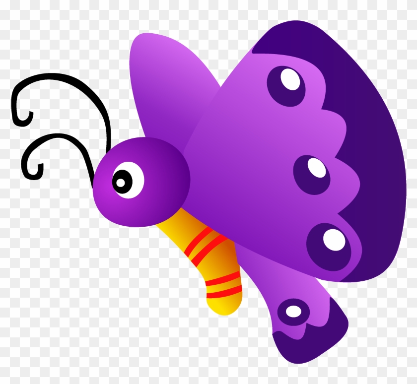 Butterfly Cartoon Clip Art - Butterfly Cartoon Clip Art #284586