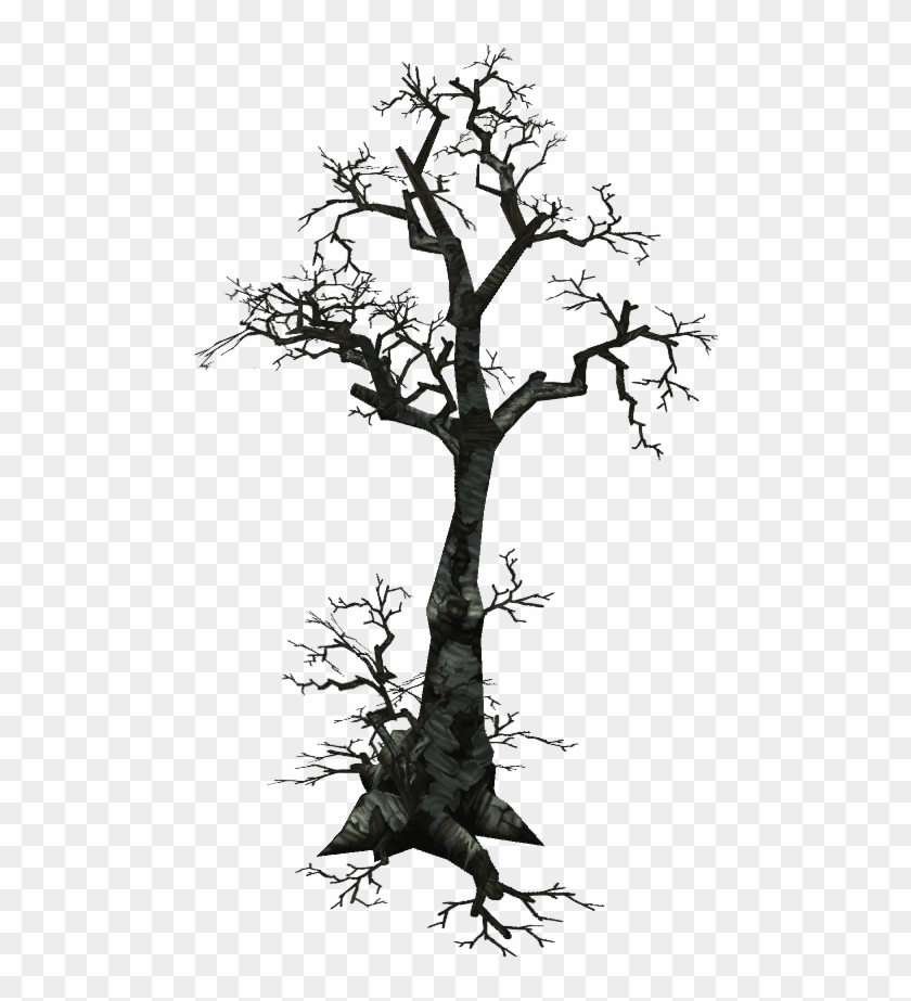 Low Poly Dead Tree Pack - Silhouette #284572