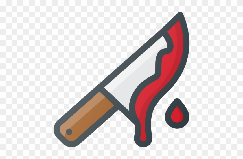 Knife, Blood, Blody, Kill, Halloween Icon - Knife Blood Emoji #284636