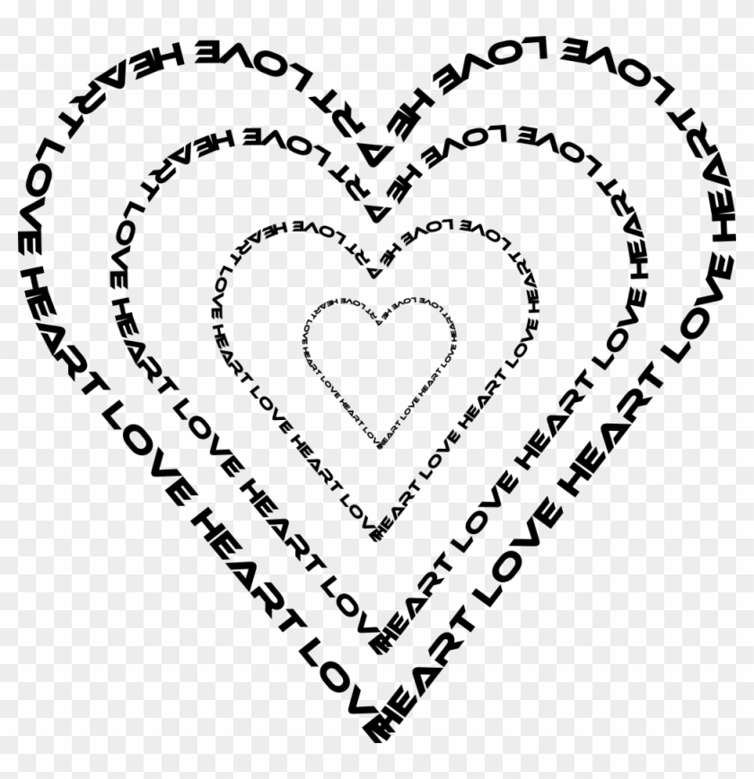 Heart Clipart Black And White Black And White Heart - Black And White Heart Hd #284637