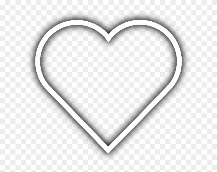 Heart, Love, Valentine, White - Heart Animated Black And White #284638