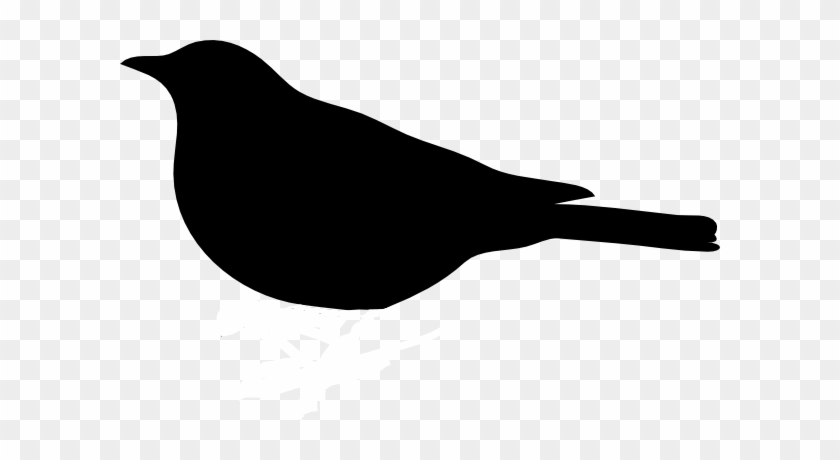 Love - Birds - Clipart - Black - And - White - Bird Clip Art Black #284643
