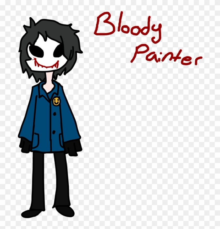 Bloody Painter By Owlcitylover43 - Creepypasta Bloody Painter Png #284718