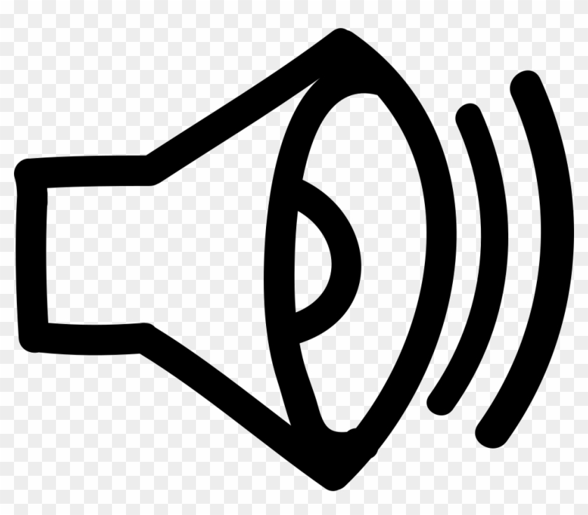 Sound Hand Drawn Interface Symbol Comments - Sound Speaker Logo #284796