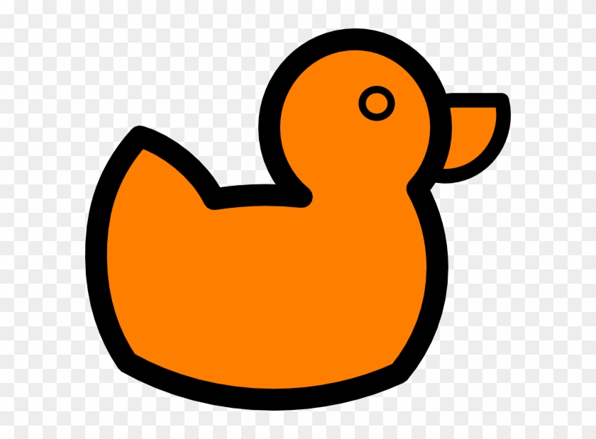 Orange Duck Clipart #284821