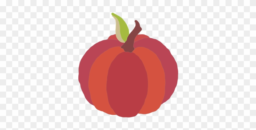 Short Red Color Block Designer Harvest Pumpkin Halloween - Pumpkin #284894