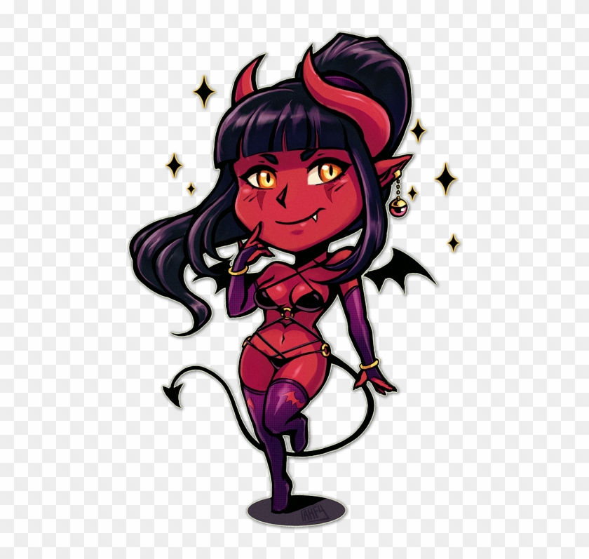 Devil Girl Demon Girl Succubus Oc Synth Chibi Iahfyart - Synth Iahfy #284928