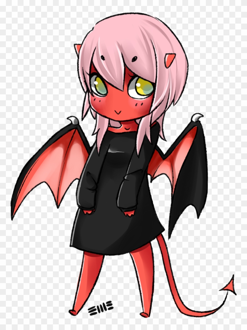 Anime Chibi Demon Girl - Chibi Demon #284934