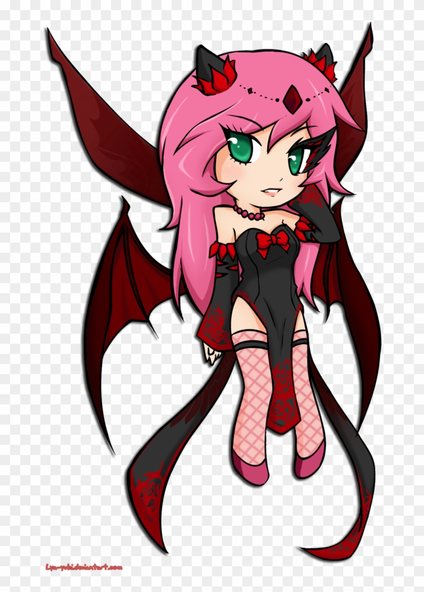 Learn Drawing A Chibi Devil - Anime Chibi Devil Girl #284940