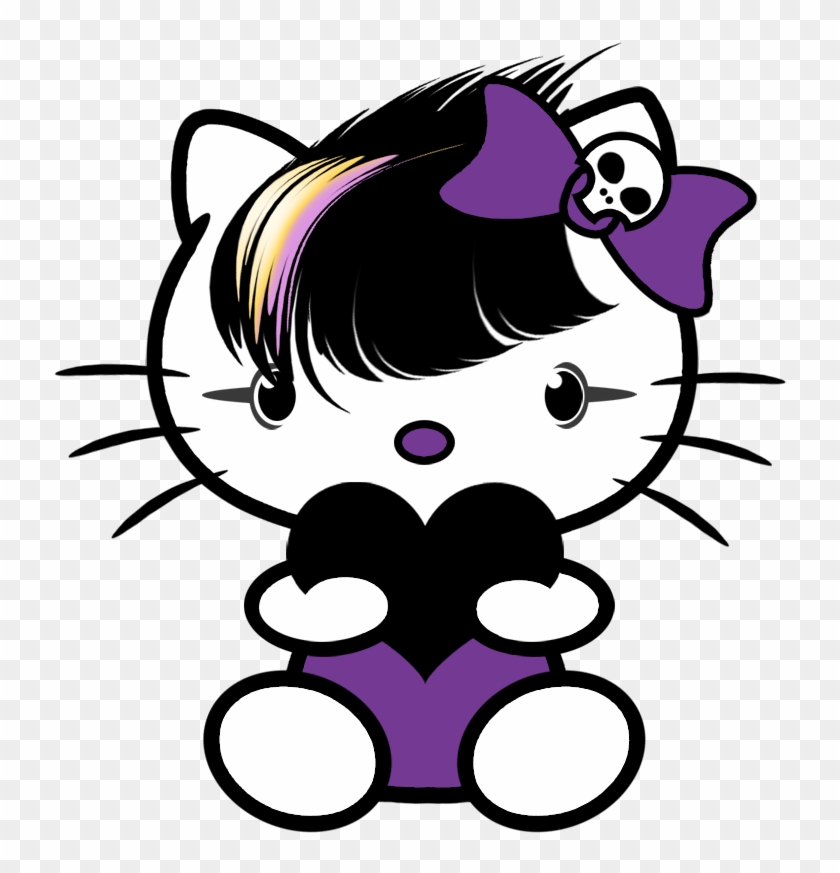 Emo Clipart Tatto - Hello Kitty Emo Punk #284941