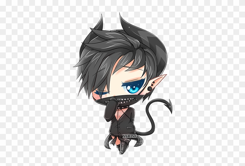 Chibi Devil By Xyrise On Deviantart - Cartoon #284942