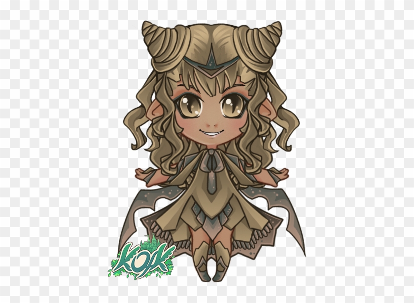 Cute Chibi Manga Demon Girl Adoptable Pet Www - Cartoon #284946