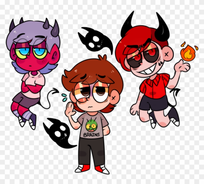 Furry Chibi Demon Red Hair Red Haired Devil Horns Devil - Red Hair #284965