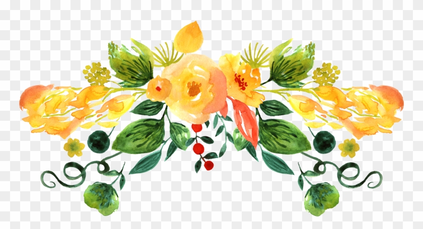 Floral Design Dibujo - Flores Watercolor Png #285000