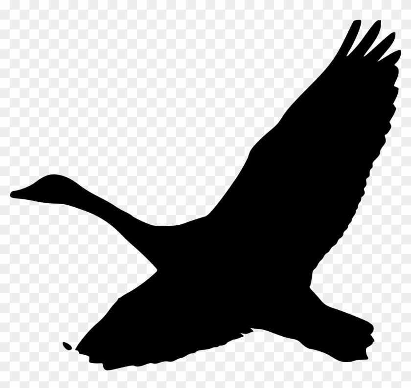 File2008 07 25 Geese Over - Goose Silhouette Clip Art #285029
