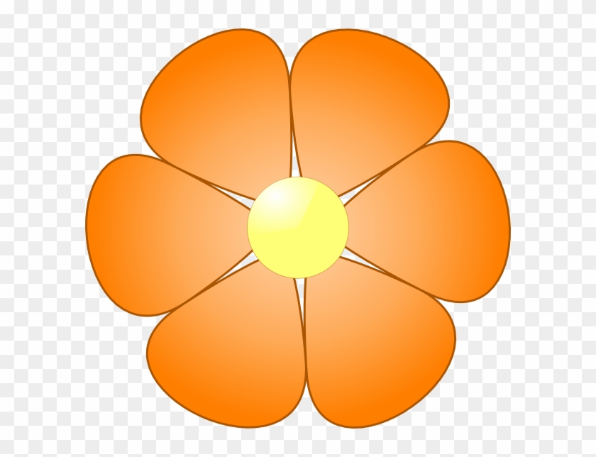 Orange Flowers Cliparts - Transparent Background Floral Clip Art #285118