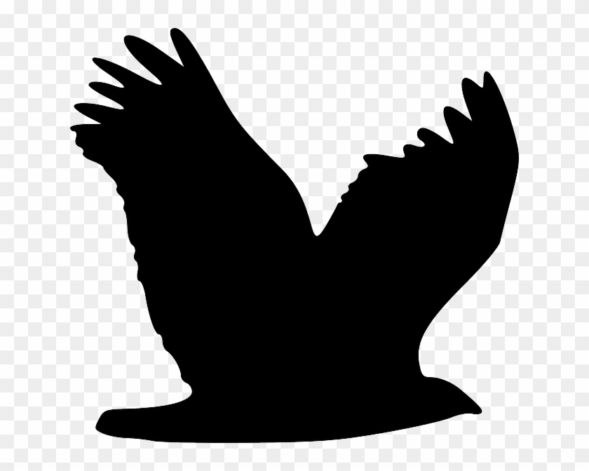 Silhouette Eagle, Bird, Animal, Flying, Silhouette - Flying Bird Silhouette Png #285129
