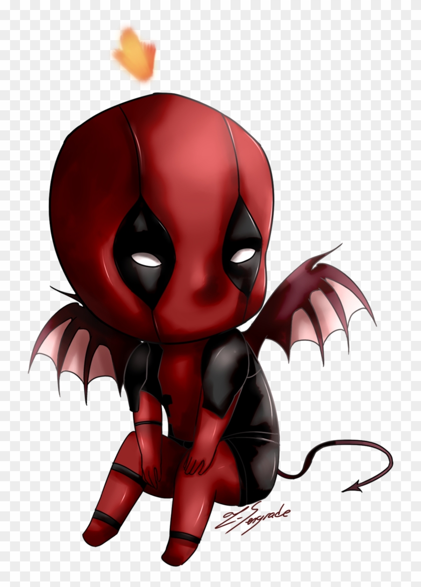 Little Demon By Kami No Kotoba On Deviantart - Deadpool #285163