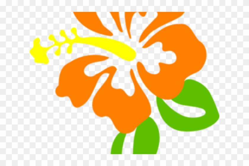 Orange Hibiscus Cliparts - Hibiscus Clip Art #285186