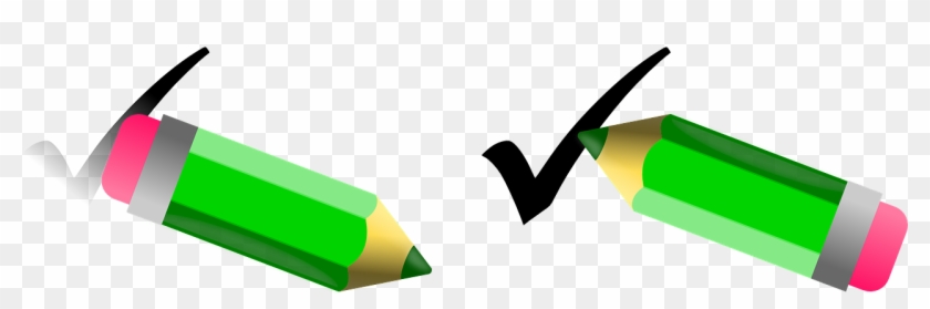 Verifier Pencil, Pen, Rubber, Eraser, Check, Crayon, - Pencil Check #285214