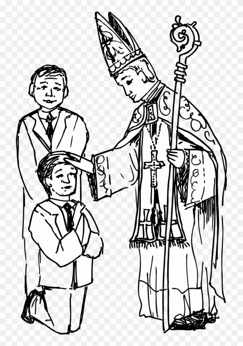 Confirmation Office Rubber Stamp - Sacrament Of Confirmation Clip Art #285221