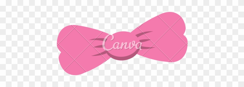 Pink Bow Icon - Illustration #285274