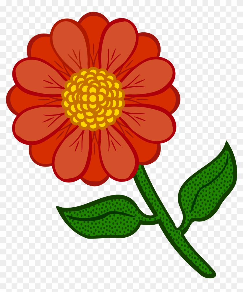 Red Flower Clipart Red Colour - Colourful Flower Clipart Png #285352