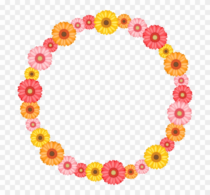 ガーベラの花のリースイラスト 小 花 の アーチ イラスト Free Transparent Png Clipart Images Download