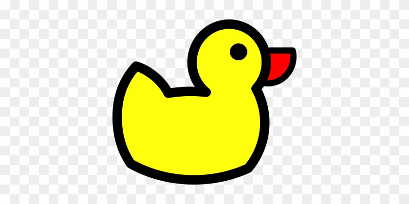 Duck Duckling Toy Rubber Baby Bath Yellow - Rubber Duck Clip Art #285440