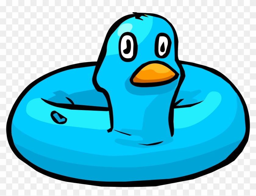 Blue Duck - Club Penguin Inflatable Duck #285456