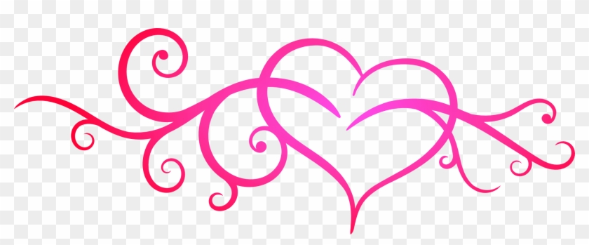 Photoshop Clipart Wedding Heart - Heart Flourish Png #285490