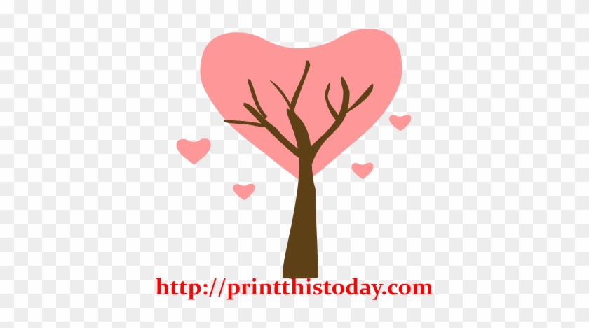 Hearts Clipart Pretty Heart - Love Tree Clipart #285516