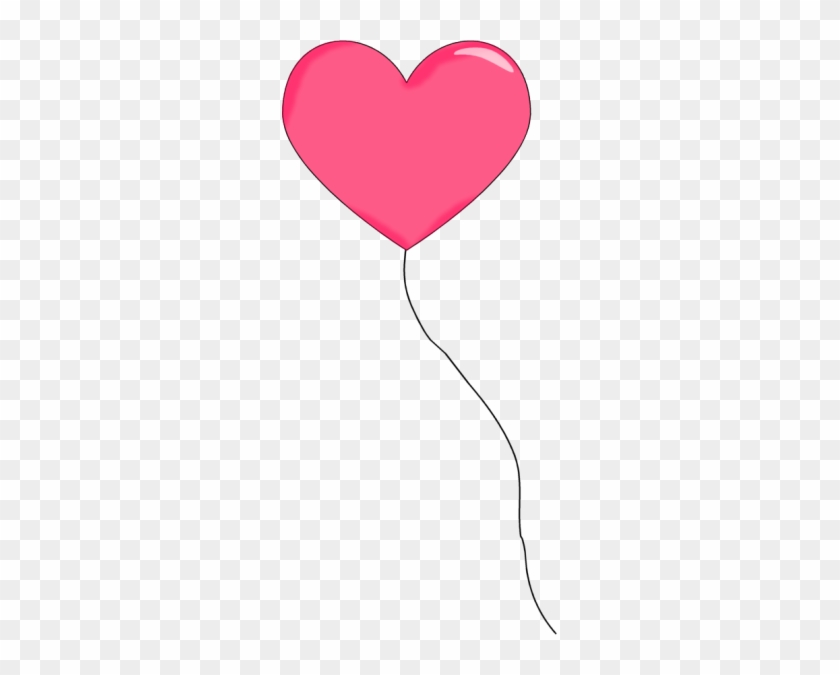 Heart Ballon - Heart Balloon Clip Art #285573