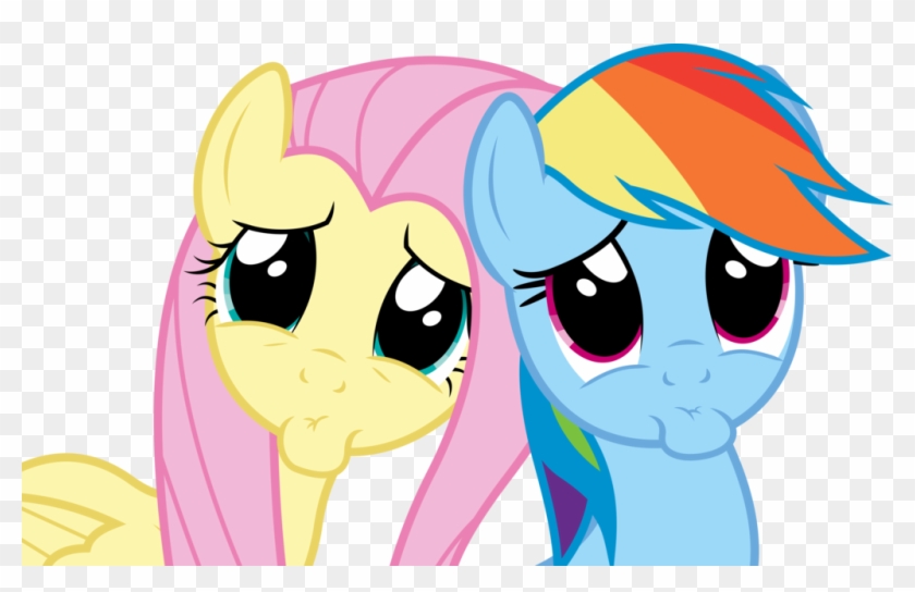 The Next Evolution Of Duck Faces By Dasprid - My Little Pony Fluttershy And Rainbow Dash #285623