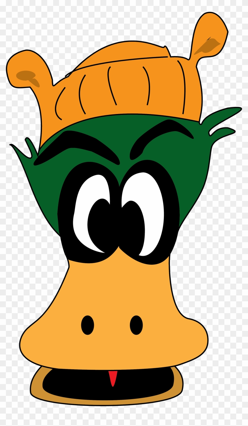 Angry Duck - - Verrückte Grüne Cartoon-enten-unterschiedliche Visitenkarte #285664