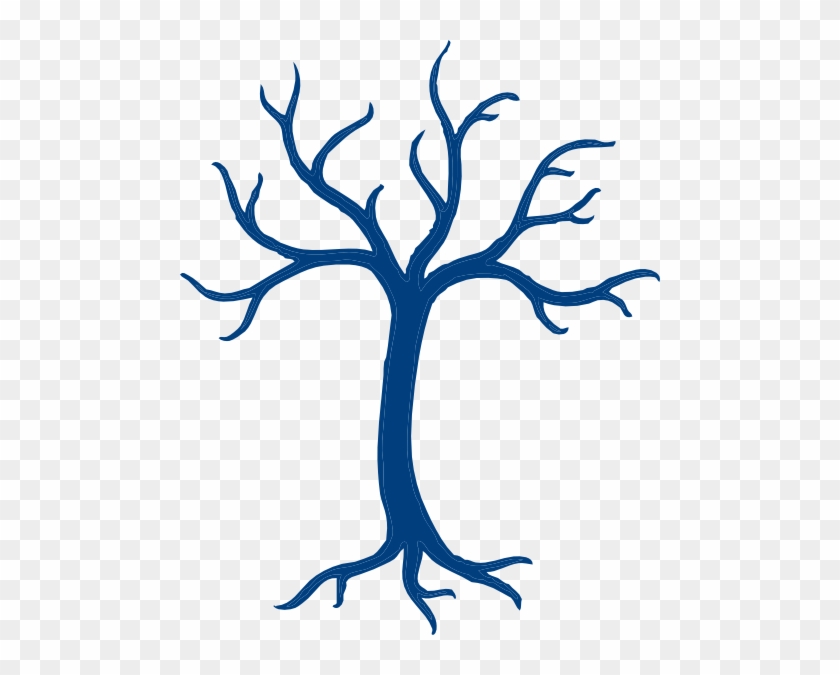 Bluetree Clip Art At Clipartimage - Tree Clipart Black And White #285678