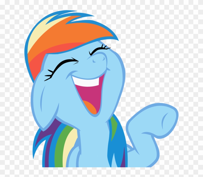 Black - Rainbow Dash Laughing #285763