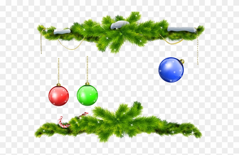 Christmas Tree Branch Clip Art - Christmas Tree Branch Clip Art #285900